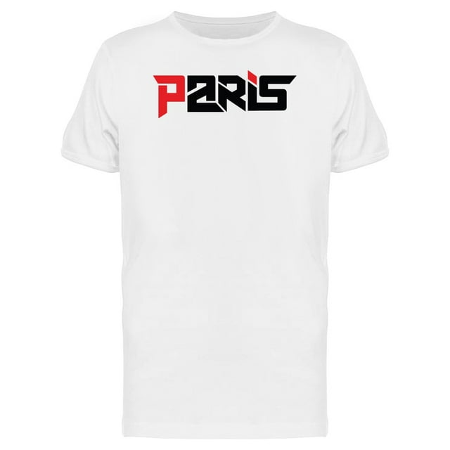 Paris City Lettering T-Shirt Men -Image by Shutterstock, Male 4X-Large