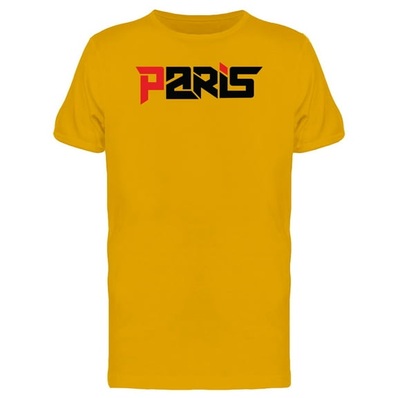 Paris City Lettering T-Shirt Men -Image by Shutterstock, Male Large