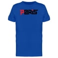 thumbnail image 1 of Paris City Lettering Tee Men's -Image by Shutterstock, 1 of 2