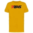 thumbnail image 1 of Paris City Lettering Tee Men's -Image by Shutterstock, 1 of 2