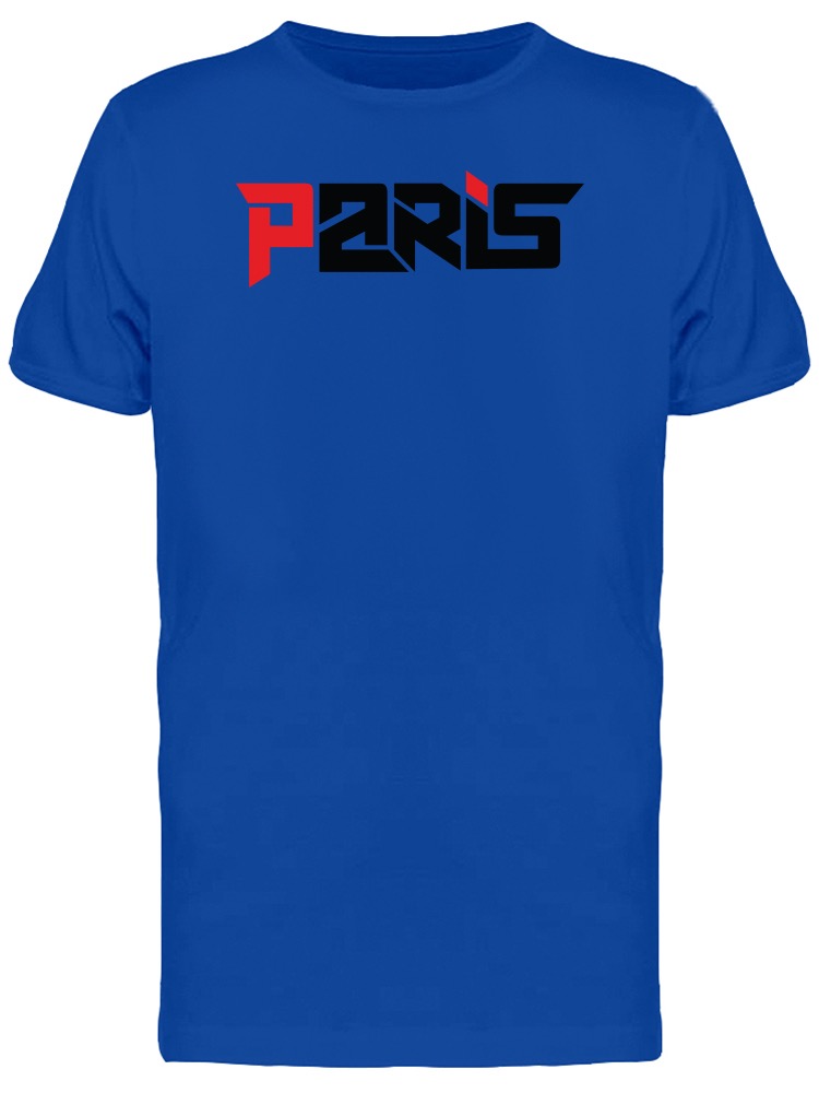 Paris City Lettering T-Shirt Men -Image by Shutterstock, Male Small - image 1 of 2