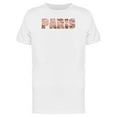 thumbnail image 1 of Paris City Name With Photo T-Shirt Men -Image by Shutterstock, Male 3X-Large, 1 of 2