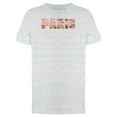 thumbnail image 1 of Paris City Name With Photo Tee Men's -Image by Shutterstock, 1 of 2