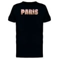 thumbnail image 1 of Paris City Name With Photo Tee Men's -Image by Shutterstock, 1 of 1