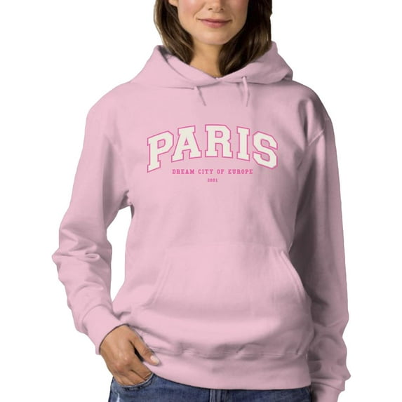 Paris College Banner Hoodie Women -Image by Shutterstock, Female 5X-Large