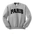 thumbnail image 1 of Paris College Style Sweatshirt Unisex 5X-Large Grey, 1 of 5