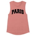 thumbnail image 1 of Paris College Style Women's Muscle Tank Large Desert Pink, 1 of 5