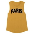 thumbnail image 1 of Paris College Style Women's Muscle Tank X-Large Antique Gold, 1 of 5