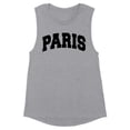 thumbnail image 1 of Paris College Style Women's Muscle Tank X-Small Heather Grey, 1 of 5
