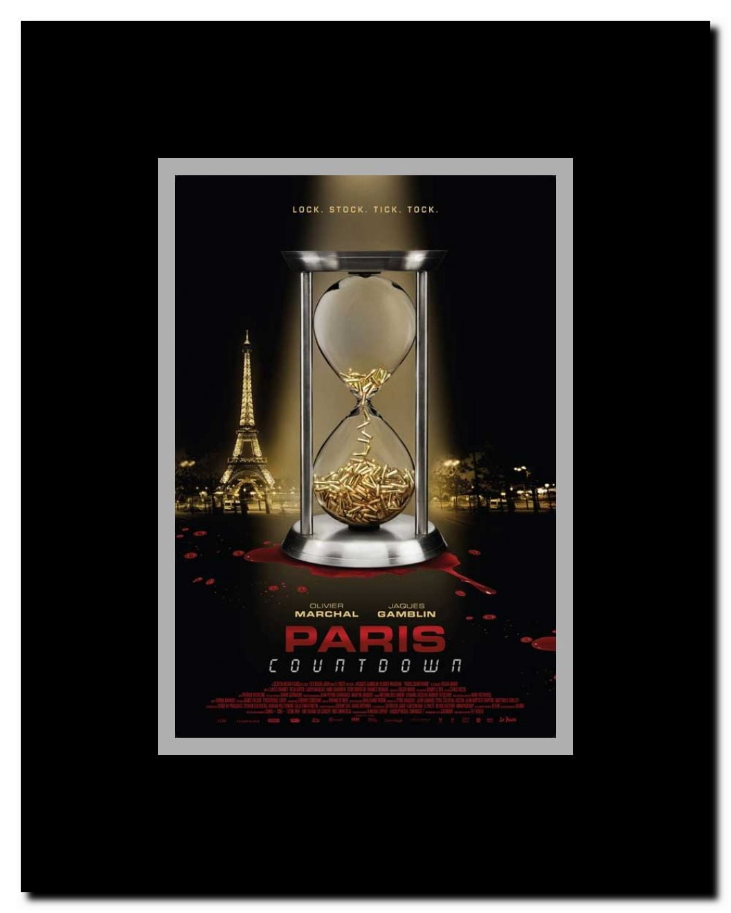 Paris Countdown Framed Movie Poster