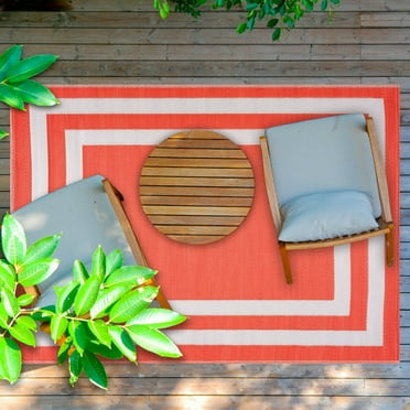 Paris Design 100% Eco-friendly Lightweight Plastic Outdoor Mat/Rug