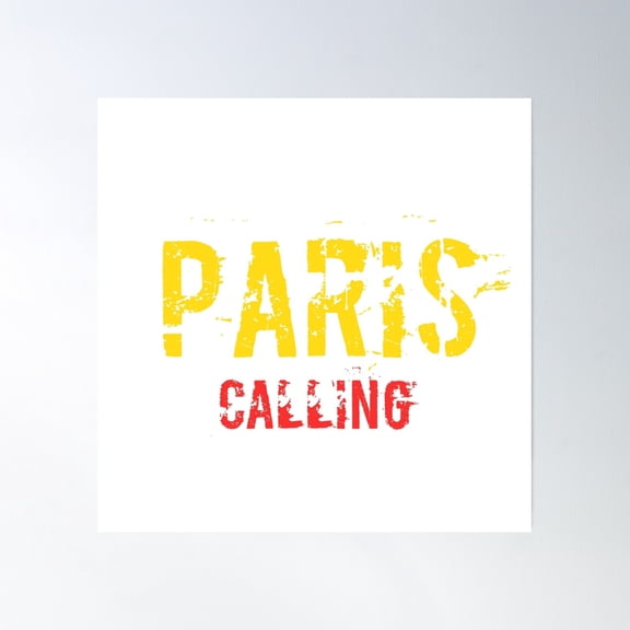 Paris Design Poster Wall Art, Modern Wall Decor, 16x16 UNFRAMED