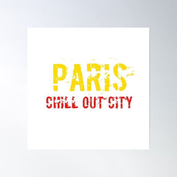 Paris Design Poster Wall Art, Modern Wall Decor, 30x30 UNFRAMED