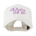 thumbnail image 1 of Paris Design Word Embroidery Cap - White OSFM, 1 of 5