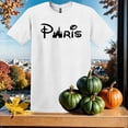 thumbnail image 1 of Paris Disneyland Destination Eiffel Tower Castle Vacation Travel Memories T-Shirt, 1 of 4