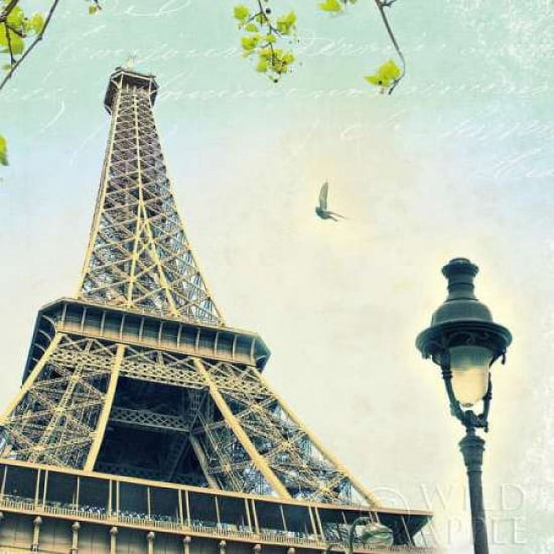 Paris Eiffel Letter Canvas Art - Sue Schlabach (24 x 24)