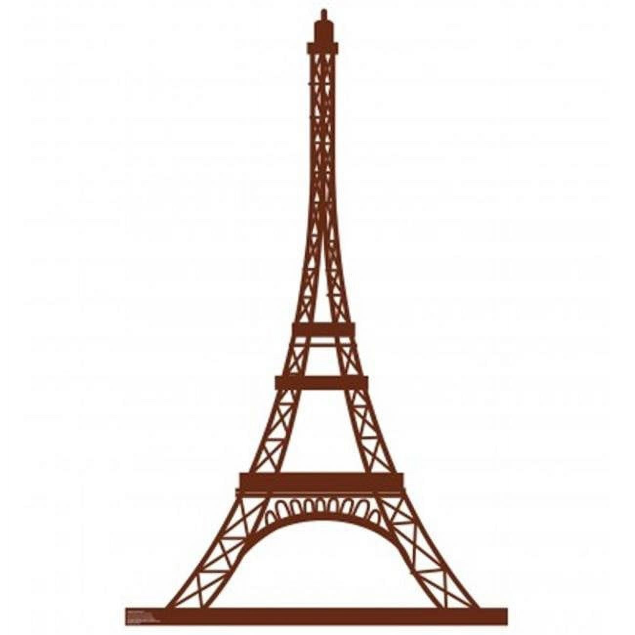  Black Eiffel Tower Lifesize Cardboard Standup, Paris