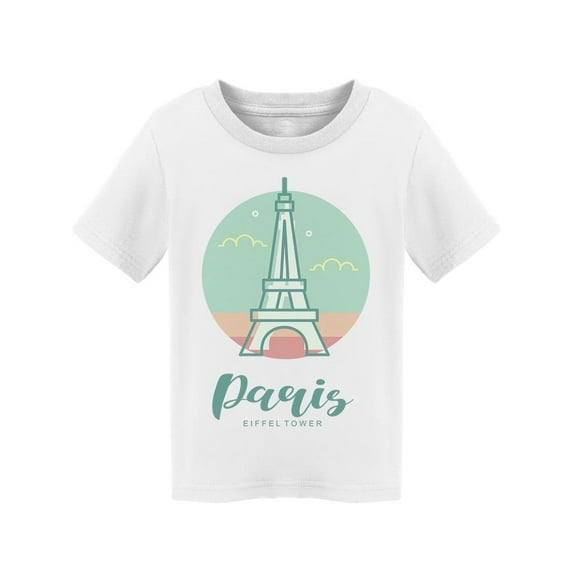 Paris Eiffel Tower Design T-Shirt Toddler -Image by Shutterstock, 5 Toddler