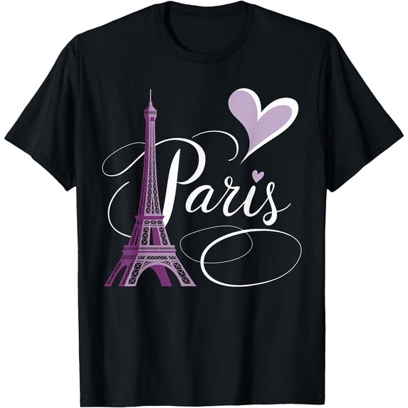 Sammer Weekend Paris Eiffel Tower Romantic Vacation T-Shirt - Walmart.com