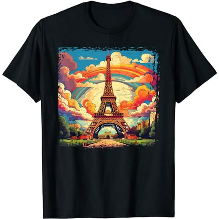 I Love Paris Eiffel Tower Souvenir T-Shirt I Love Paris Eiffel Tower Souvenir T-Shirt