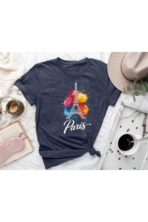 Paris Eiffel Tower T-Shirt: Travel Tee - France Gift SWEATSHIRT All Size S-5XL