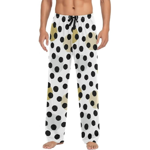 CROPD Towers Pajama Pants Mens Lounge Pants Casual Men Pajama Bottoms with Drawstring & Pockets
