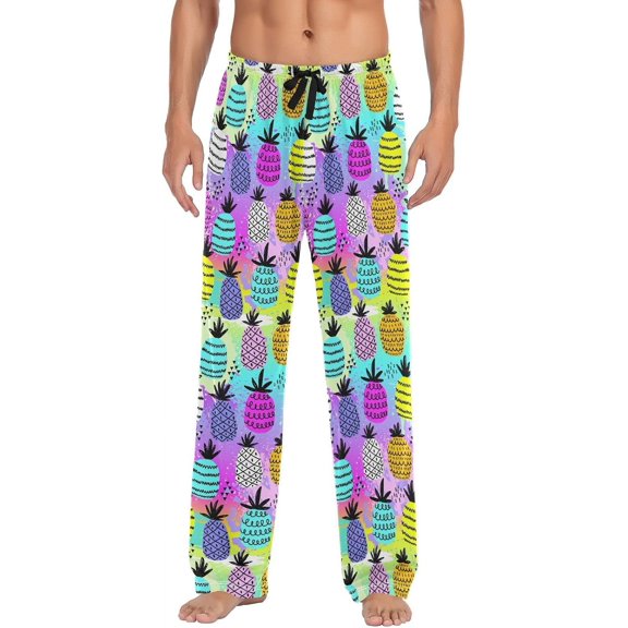 CROPD Towers Pajama Pants Mens Lounge Pants Casual Men Pajama Bottoms with Drawstring & Pockets