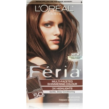 Paris Feria Multi-Faceted Shimmering Colour, Medium Brown [50] 1 ea