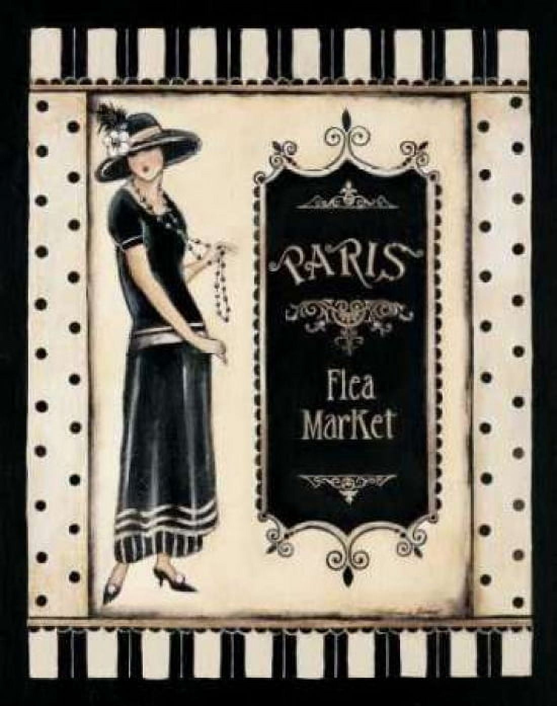 Paris Flea Market Canvas Art - Kimberly Poloson (22 x 28)