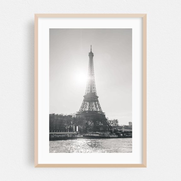 Paris France Black White Architecture City Poster Unframed Paper Print