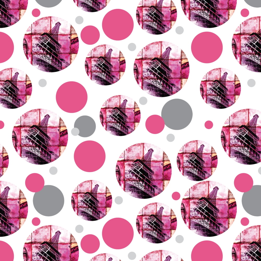 GRAPHICS AND MORE Paris France Eiffel Tower Arc de Triomphe Tile Collage Premium Gift Wrap Wrapping Paper Roll