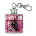 thumbnail image 1 of Paris France Eiffel Tower Arc de Triomphe Tile Collage Stainless Steel 1oz Mini Flask Key Chain, 1 of 4