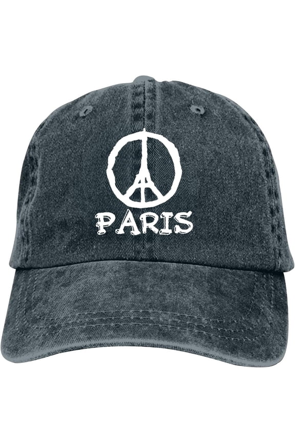 Paris France Eiffel Tower Baseball Cap Vintage Adjustable Washed Hats Cowboy Hats Denim Dad Hat for Men Women Boy Girl