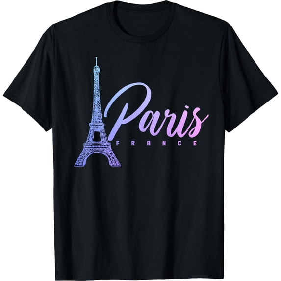 Paris France Eiffel Tower French Souvenir Vintage T-Shirt