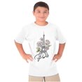 thumbnail image 1 of Paris France Eiffel Tower Roses Crewneck T Shirts Boy Girl Teen Brisco Brands S, 1 of 5