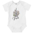 thumbnail image 1 of Paris France Eiffel Tower Roses Romper Boys or Girls Infant Baby Brisco Brands NB, 1 of 6