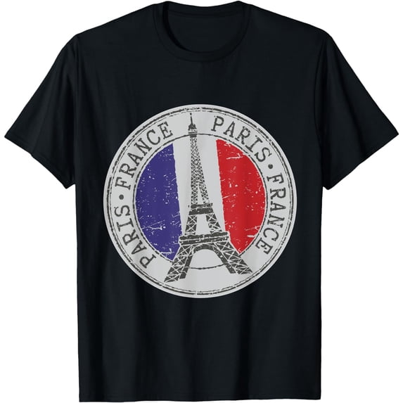 Paris France Eiffel Tower Travel T-Shirt