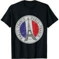 thumbnail image 1 of Paris France Eiffel Tower Travel T-Shirt, 1 of 3