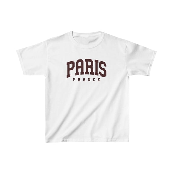 Paris France Euro Trip Vacation Kids Shirt Gifts Youth Tee Tshirt
