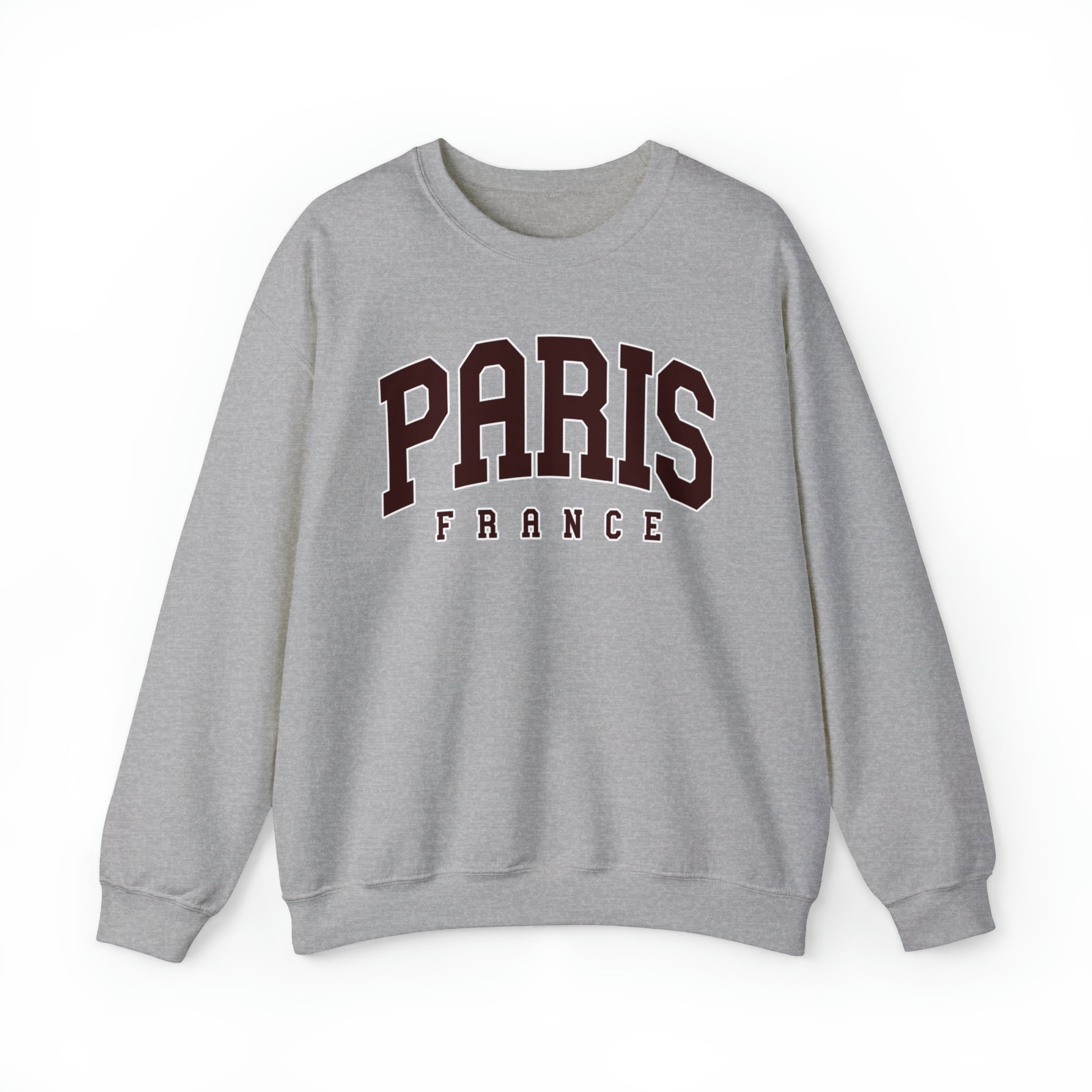 Reims France Unisex Crewneck Sweatshirt - 8 Oz Medium-Heavy Cotton/Poly Blend, Printed In USA