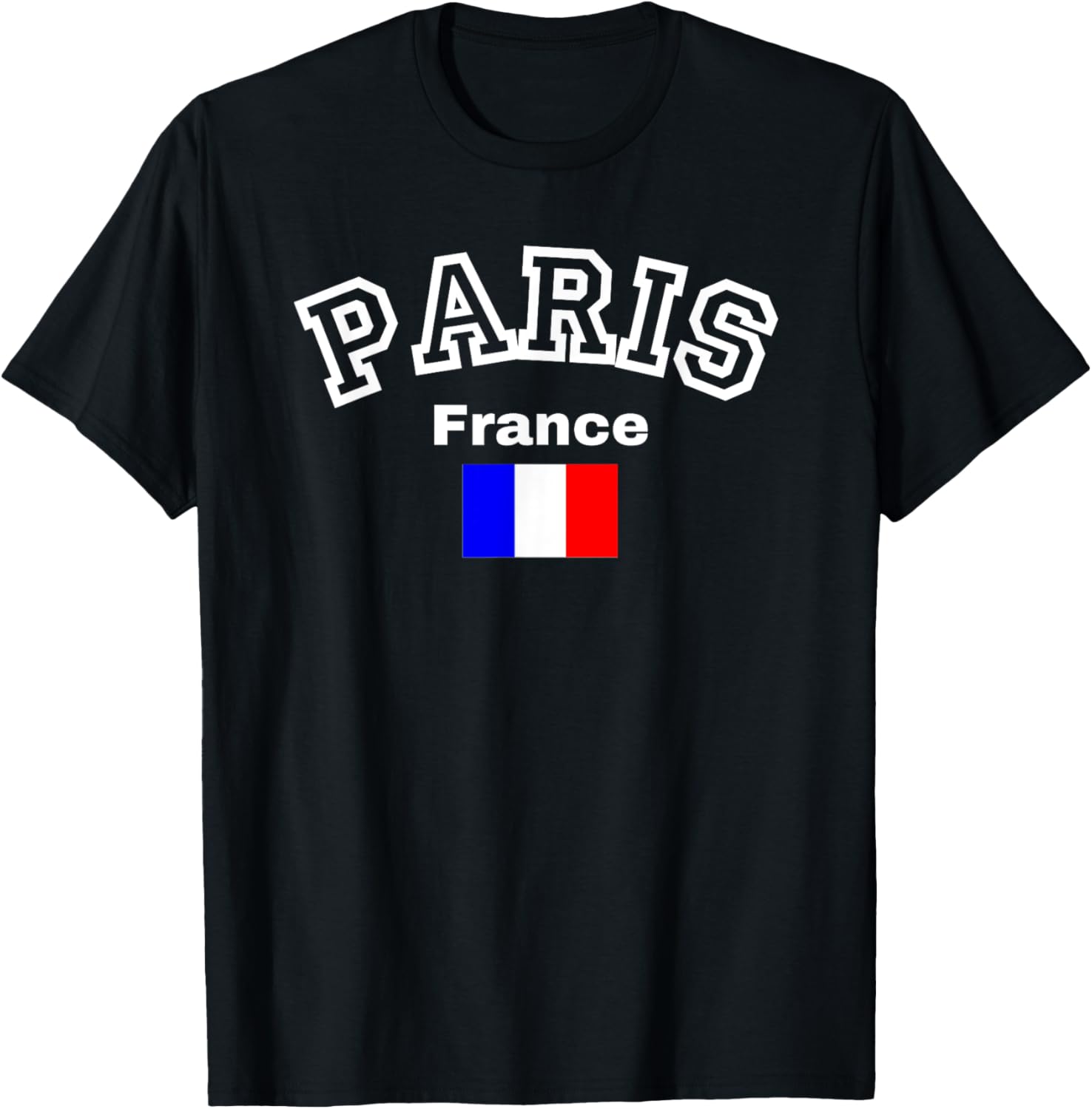 Paris France French Europe European Flag Banner TShirt