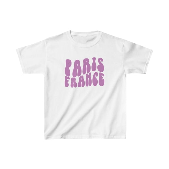 Paris France Kids Shirt Gifts Youth Tee Tshirt