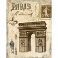 thumbnail image 1 of Paris France Landmark Arc De Triomphe Poster Print; One 11x14in Poster Print, 1 of 1