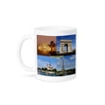 thumbnail image 1 of 3dRose, Paris, France Montage – Four Views, 15oz Mug, 1 of 7