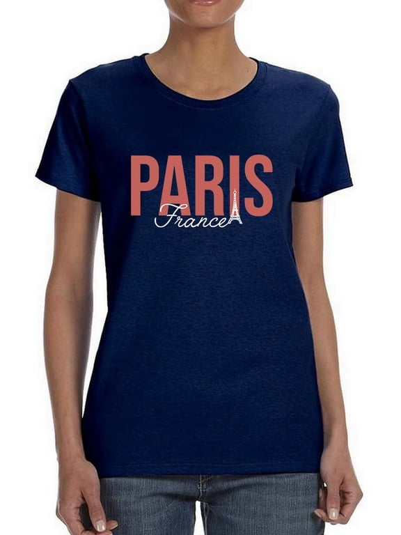 Paris France Nude Pink T-Shirt Women -Image by Shutterstock, Female Medium