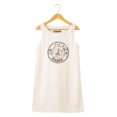 thumbnail image 1 of Paris - France Printed Vintage 100% Cotton Linen Mini Shift Dress WDS_01 10, 1 of 1