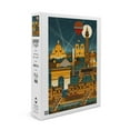 thumbnail image 1 of Paris, France, Retro Skyline (no text) (1000 Piece Puzzle, Size 19x27, Challenging Jigsaw Puzzle for Adults and Family, Made in USA), 1 of 4