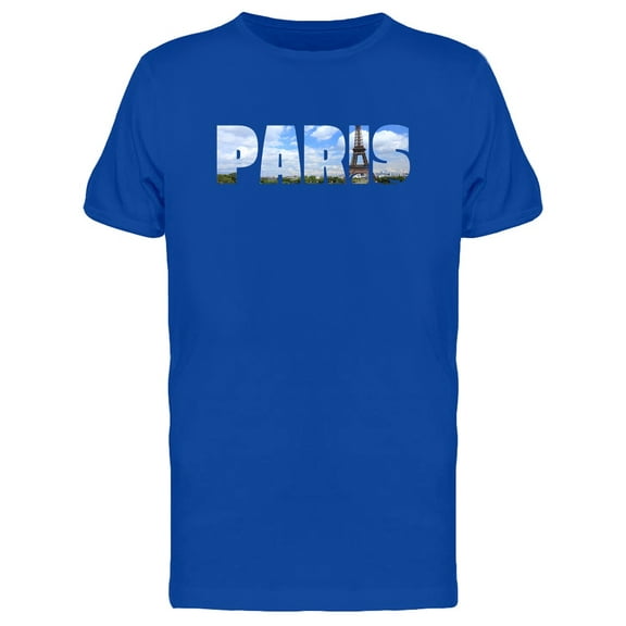 Paris, France, Travel Lovers T-Shirt Men -Image by Shutterstock, Male Small