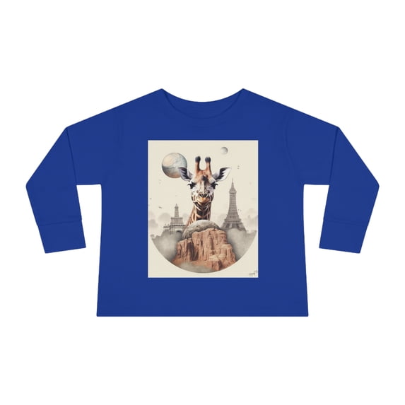 Paris France Urban Wanderlust Toddler Long Sleeve Tee