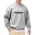 thumbnail image 1 of Paris Graphic Crewneck Sweatshirt with Long Sleeves Men’s and Big Men’s Pullovers Top Oversized Casual Comfy Fall Fashion Outfits Clothes, 1 of 5
